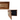 American Flag & Patriotism Decorative & Secure Wall-Mounted Gun Cabinet (Red Oak )
