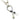 Silver Suicide Prevention Awareness Ribbon Necklace with Purple and Teal Crystals