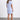 Women's Easy Going Casual Cotton Dress (Powder Blue)