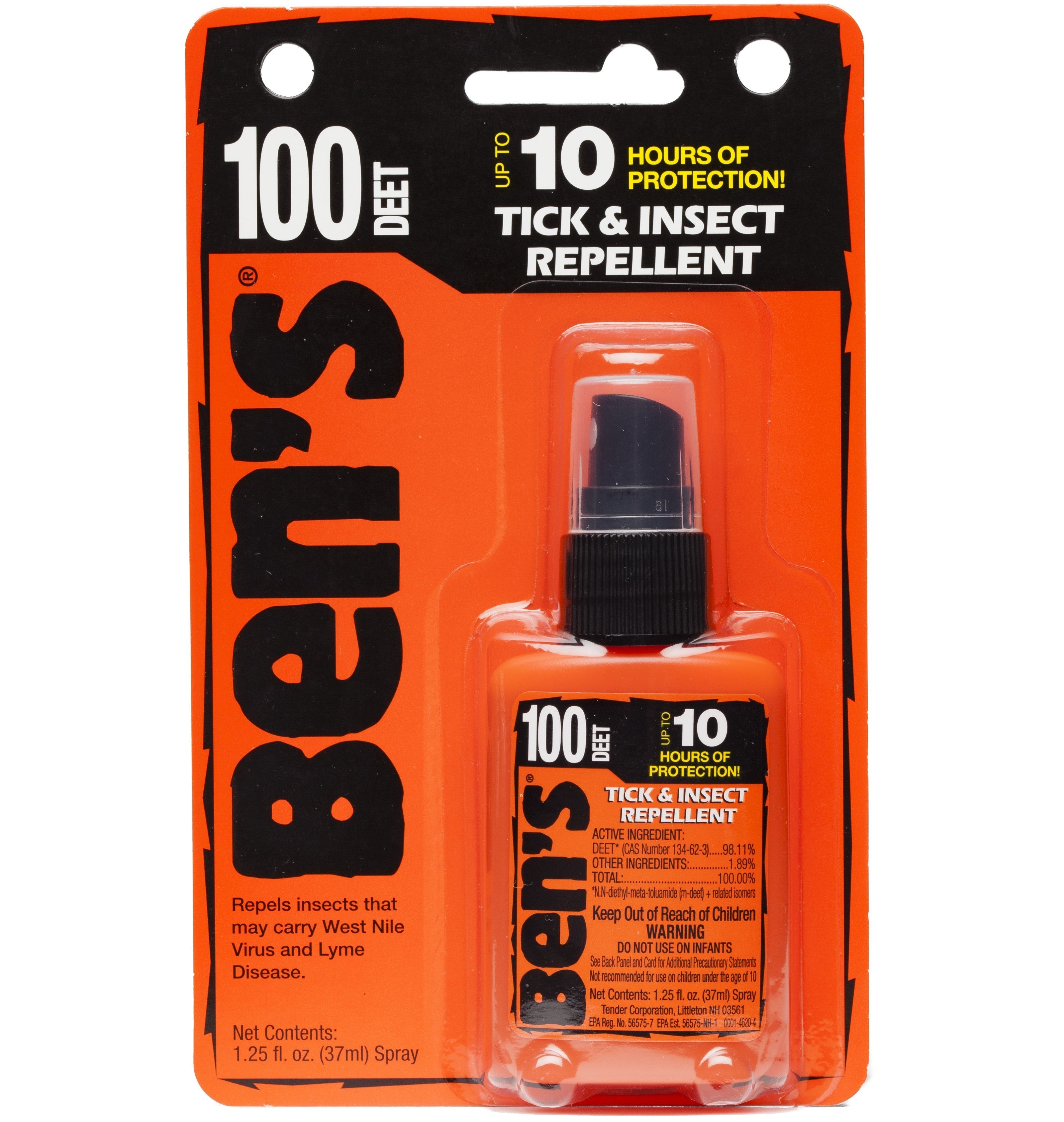 Antion Insect Ben's 100 Tick & Insect Repellent 1.25 oz | Maximum DEET – Mammoth Nation