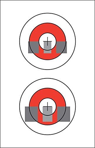 25 EZ2C Targets #21: Sight Alignment Paper Target USA MADE 11”x17” Pad ...