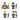 WWII - Russian Army Conscripts - 4 Man Squad - Mil-Blox