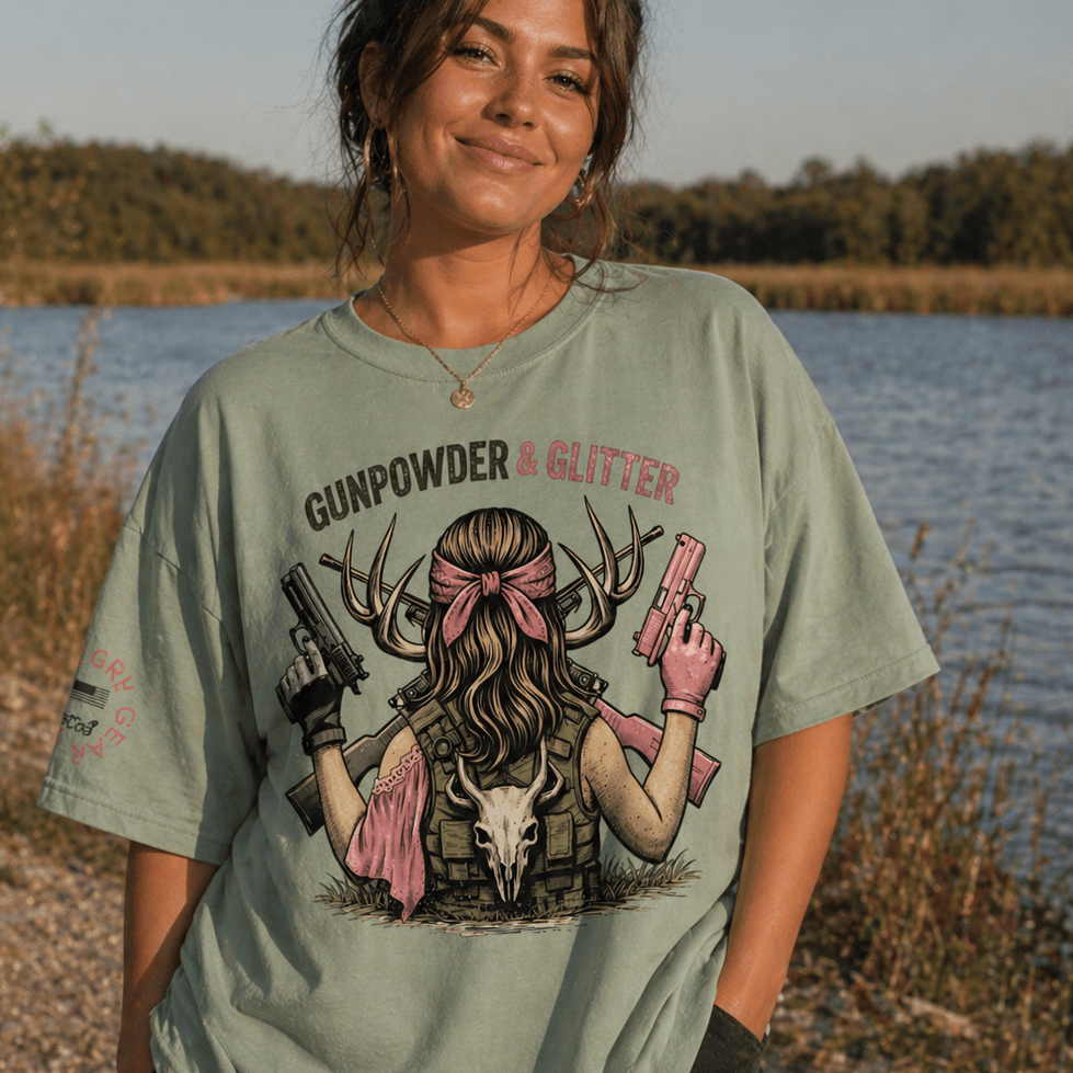 GUNPOWDER & GLITTER Tee – Mammoth Nation