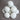 Solid White Wet Felted Alpaca Dryer Balls