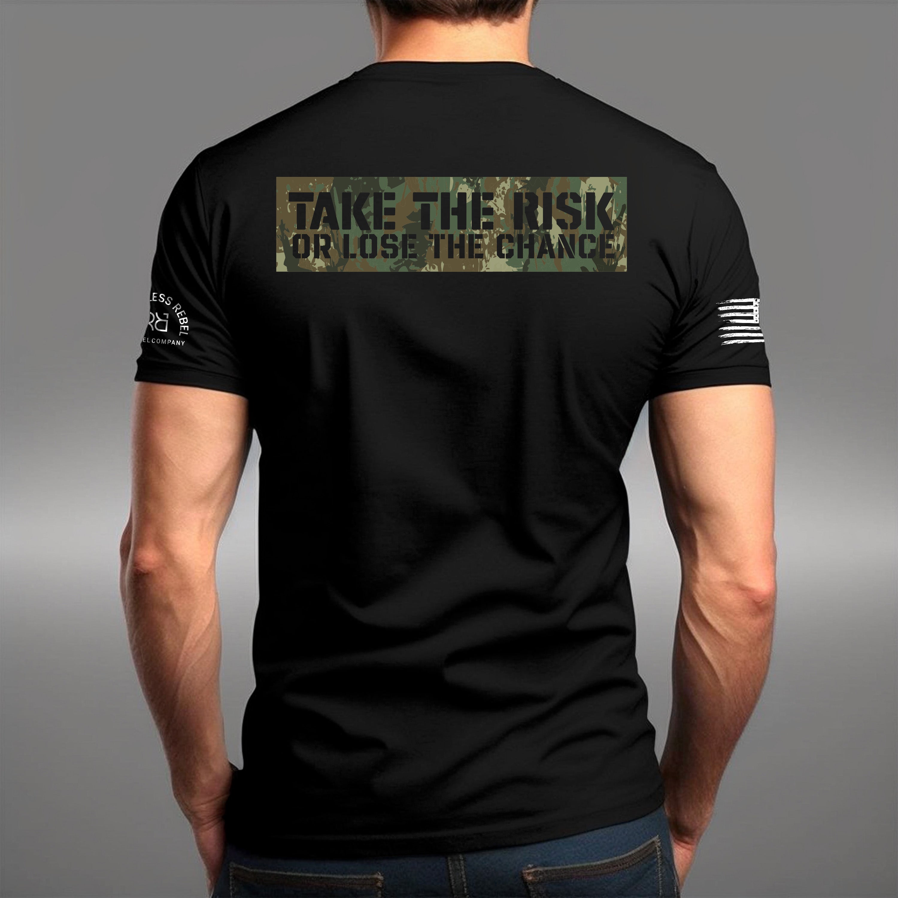 Take The Risk or Lose the Chance | Camo | Premium Men's Tee – Mammoth ...