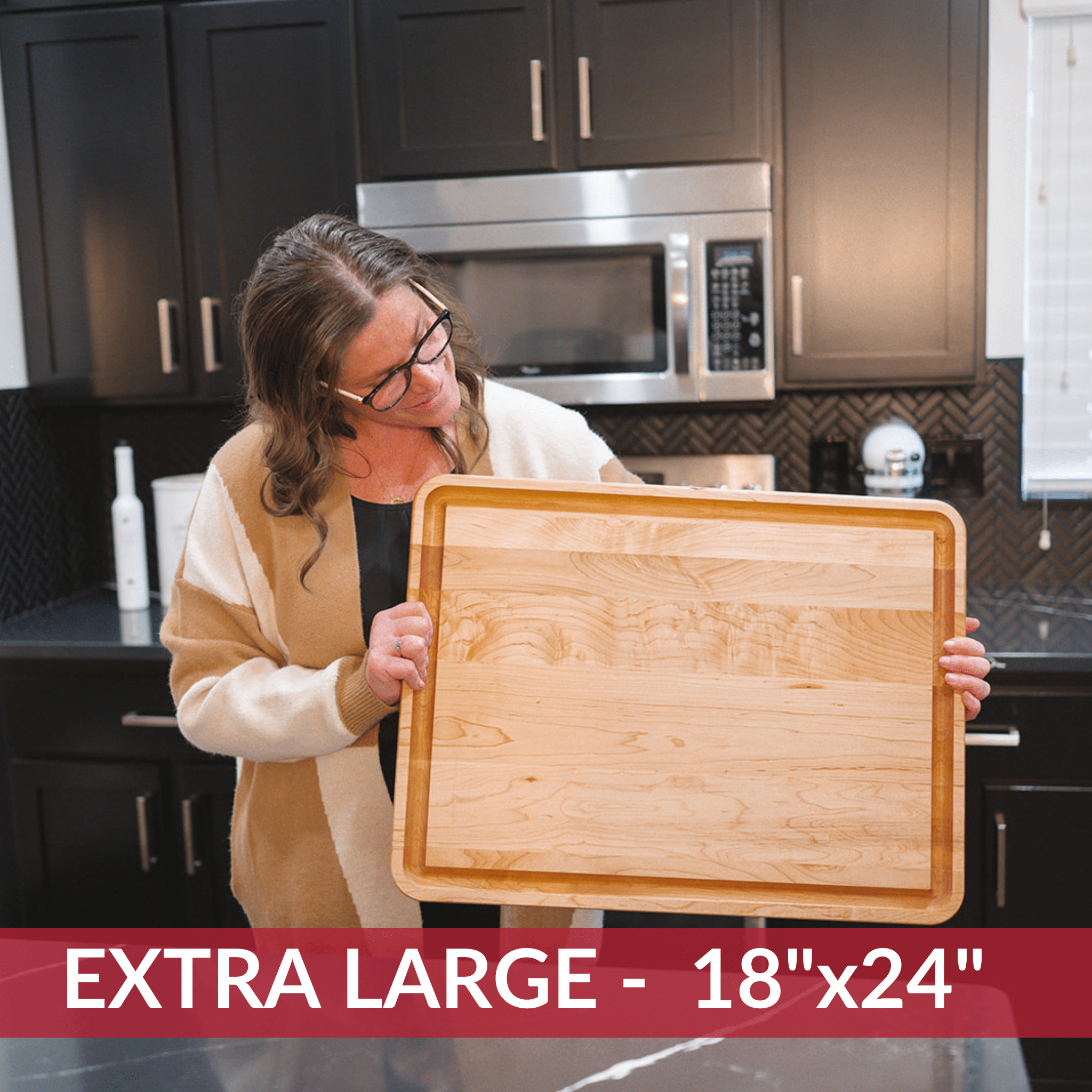 Extra Large Maple Wood Cutting Board – Mammoth Nation