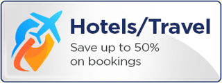 Hotels and Travel Save up to 50% Off on Bookings