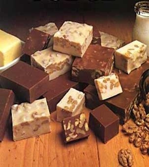 homemade fudge from Amish country